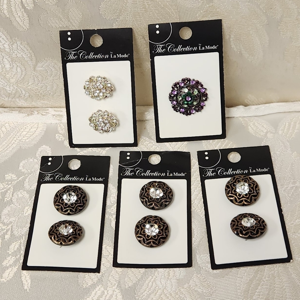 NEW The Collection by LA Mode Buttons Lot
